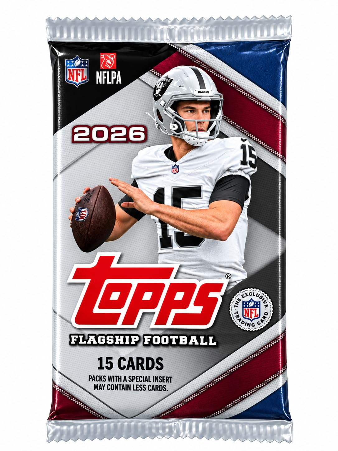 2026 Topps Football Mega Pack -15 Cards Per Pack X1564