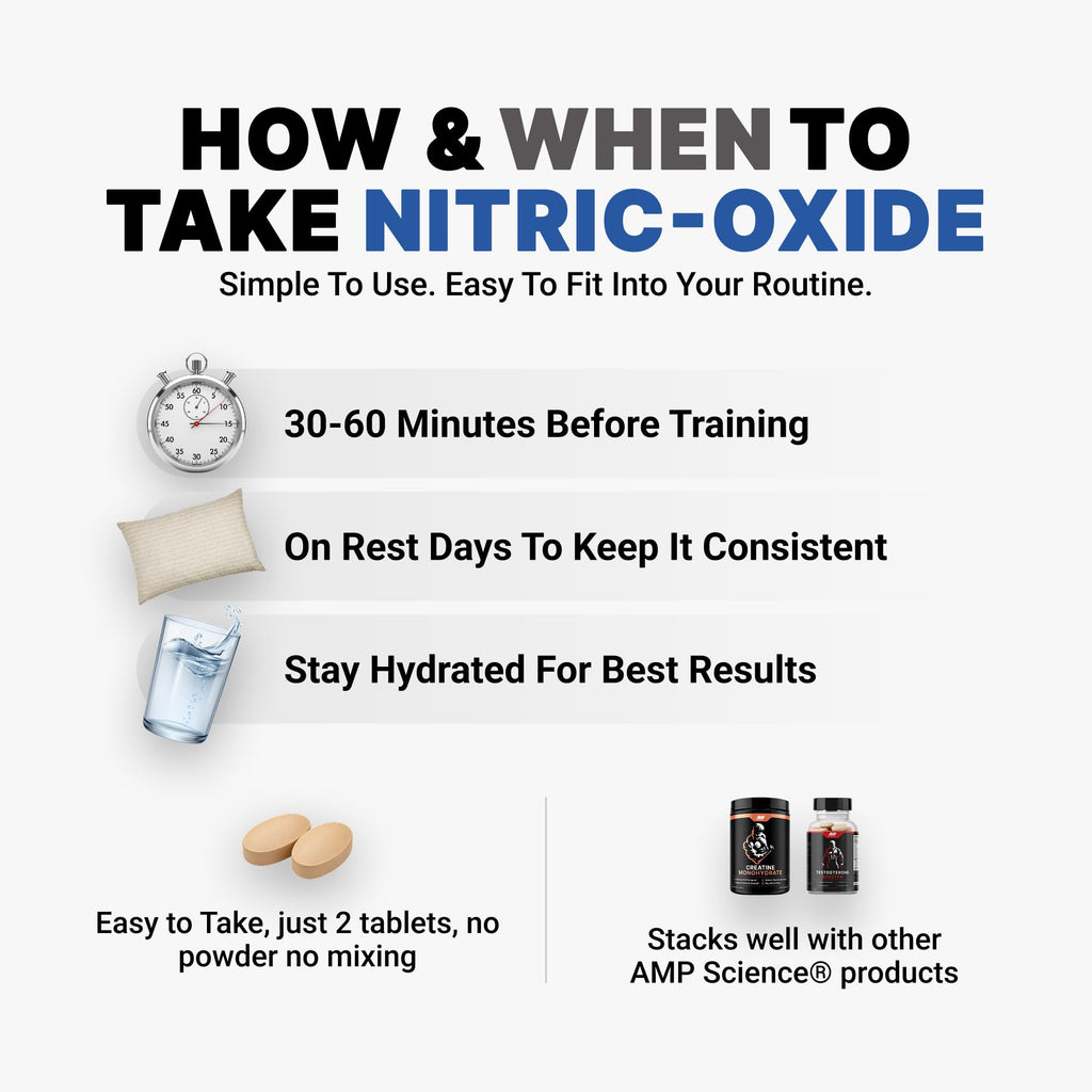Nitric Oxide Supplements 60 Tablets X95734