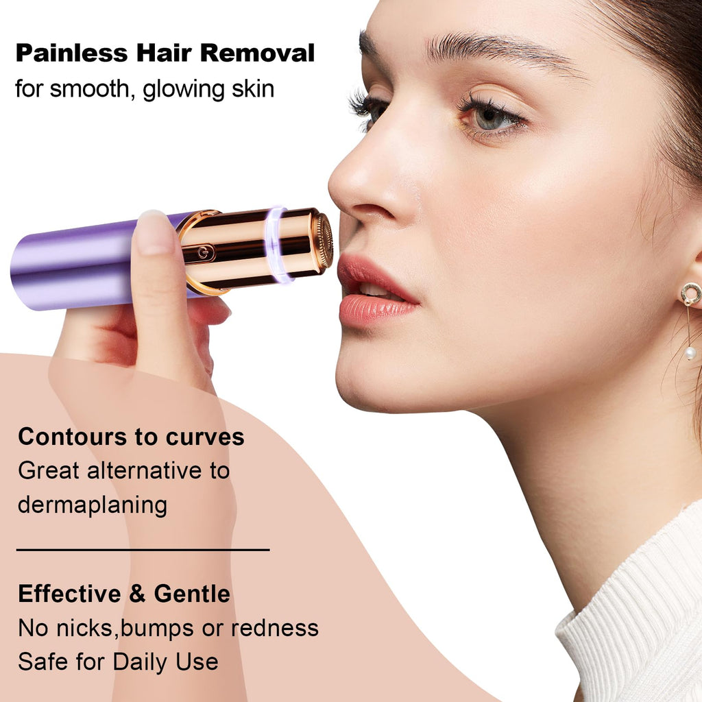 2 in 1 Facial Hair Remover with Replacement Heads N6009