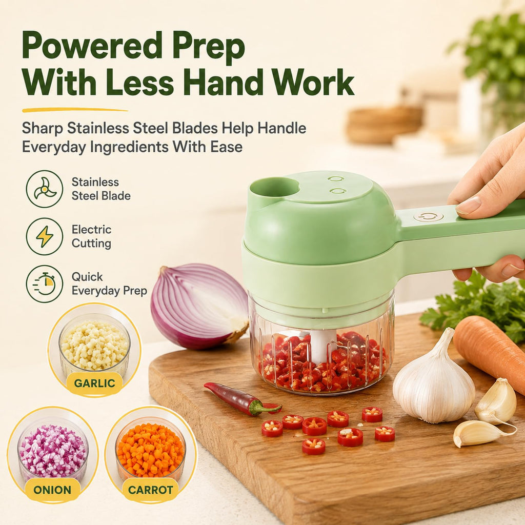 4 in 1 Handheld Electric Food Chopper O564