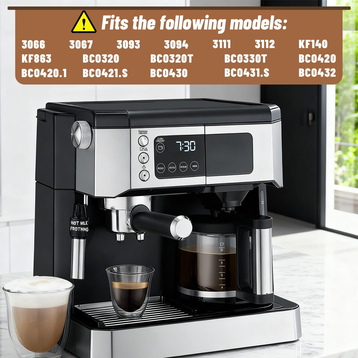 10-Cup Glass Coffee Pot Replacement X439