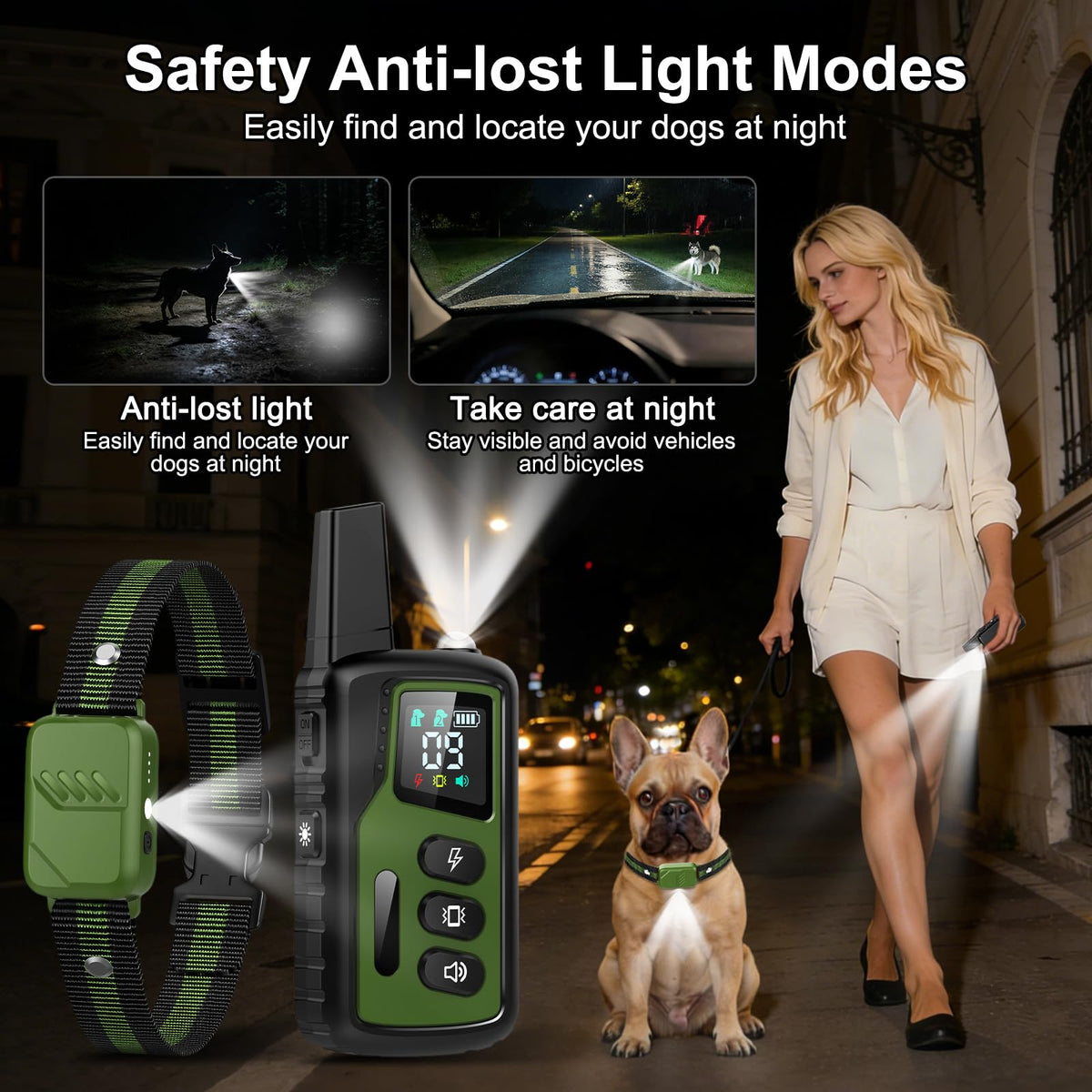 IP68 Waterproof Dog Training Collar with Remote I49600