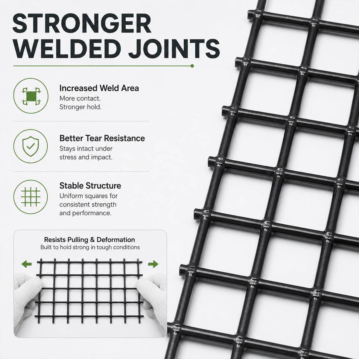 Black 1/2 inch 19 Gauge Wire Mesh Roll H3567