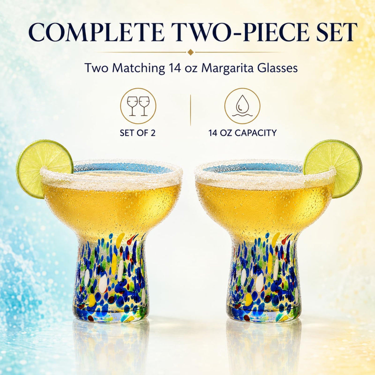 Stemless Margarita Glasses Set of 4 P880087