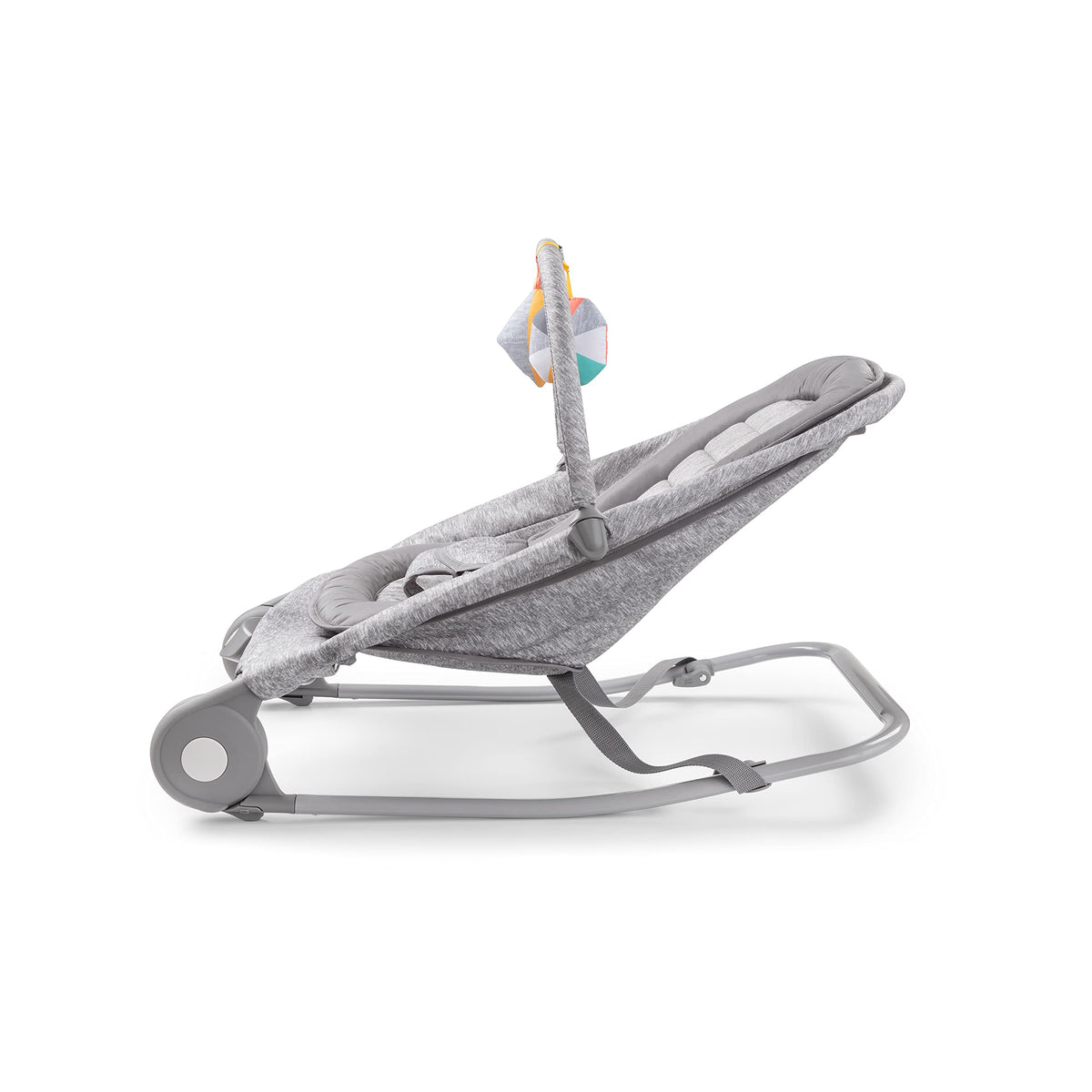 2-in-1 Light Gray Tweed Bouncer & Rocker F727126
