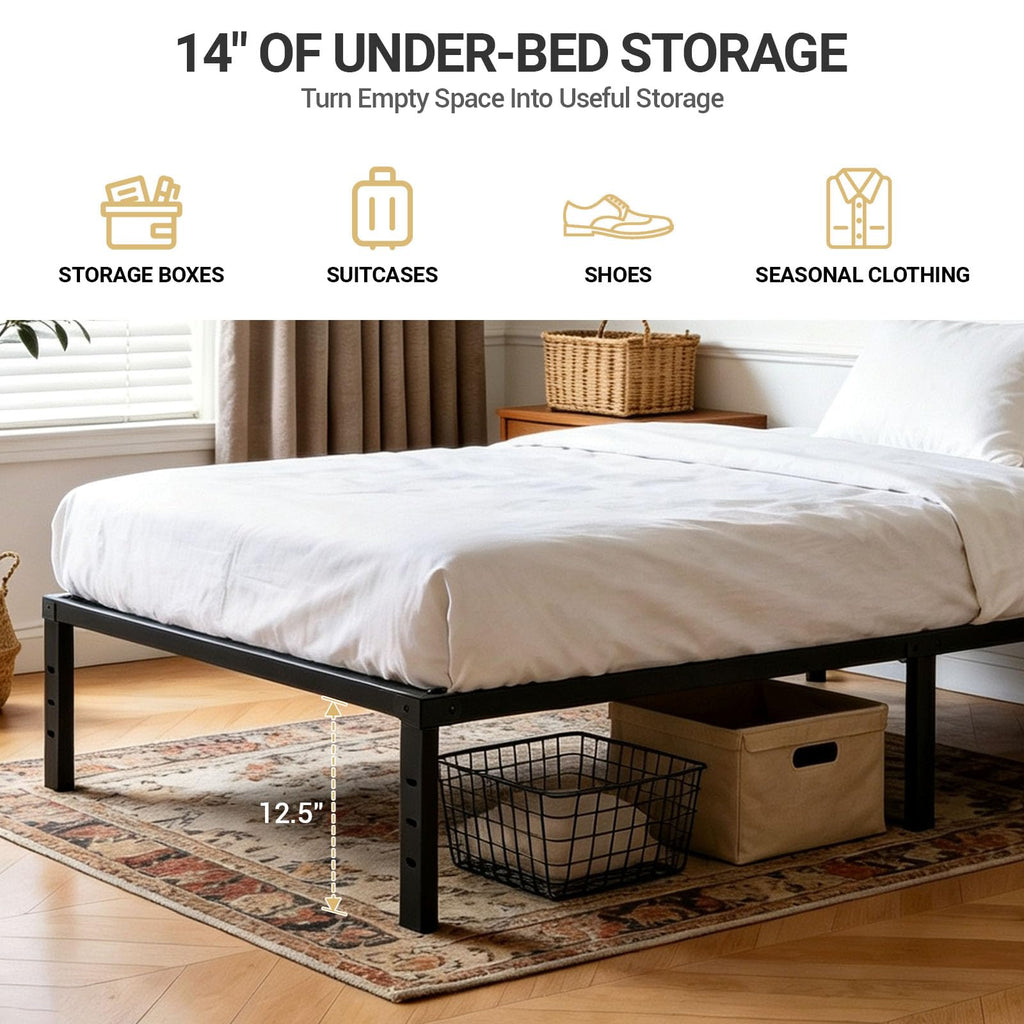 Twin Metal Bed Frame Y792