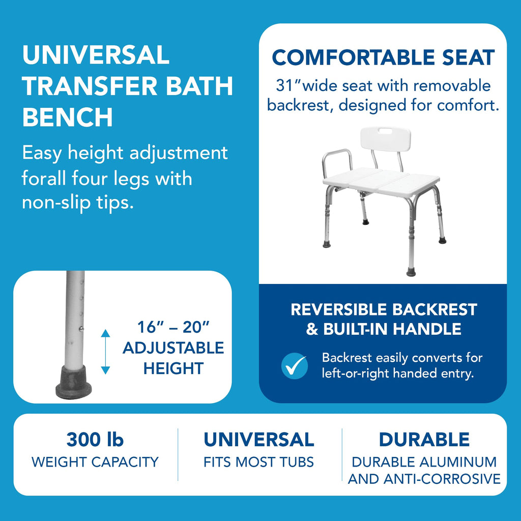 Height Adjustable Shower Bench and Shower Chair Z5935