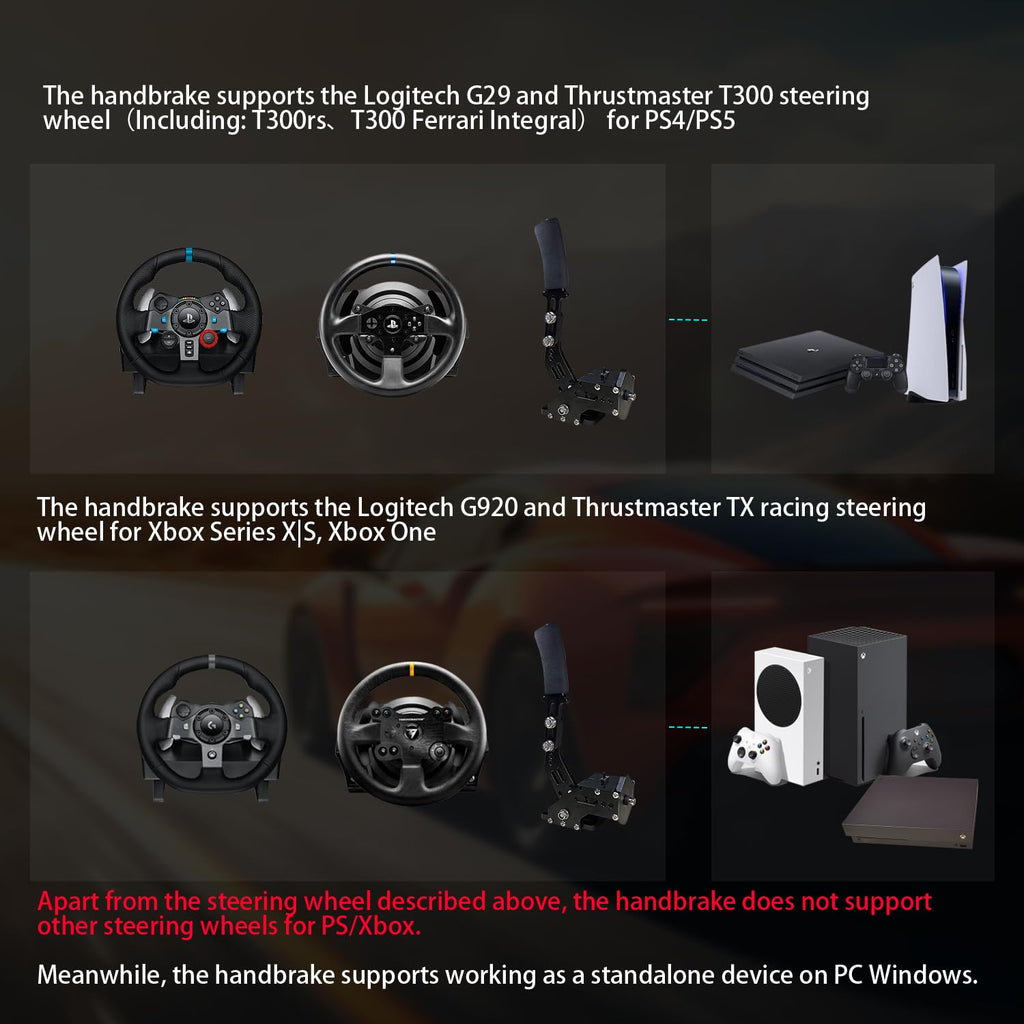 Sim Racing Handbrake with Table Clamp N5902