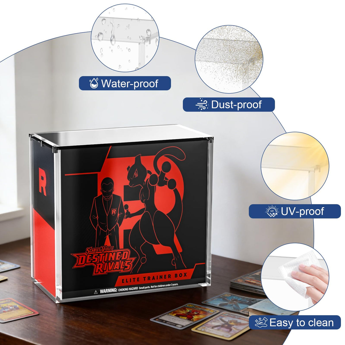 Acrylic Elite Trainer Box Display Case O681
