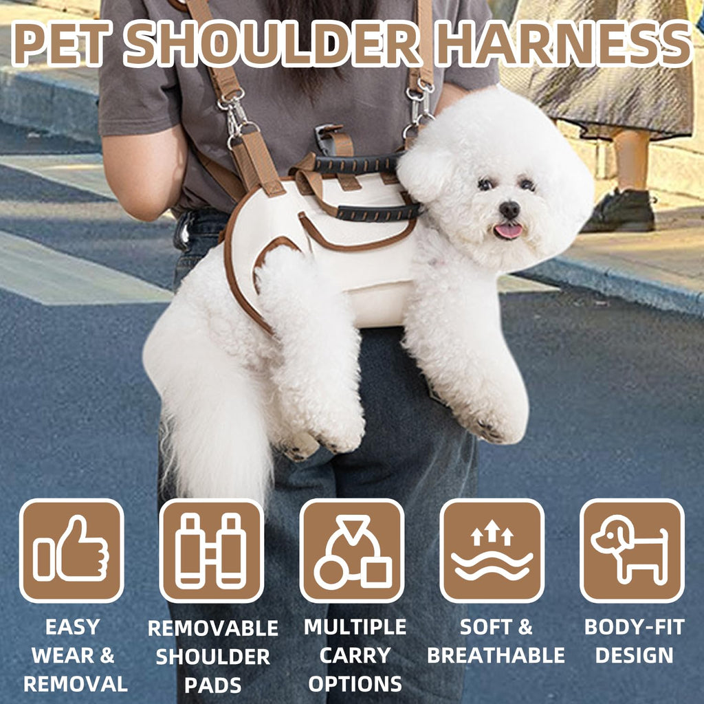 Breathable Detachable Dog Carrier Backpack with Adjustable Straps N626