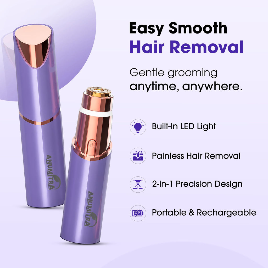 2 in 1 Facial Hair Remover with Replacement Heads N6009
