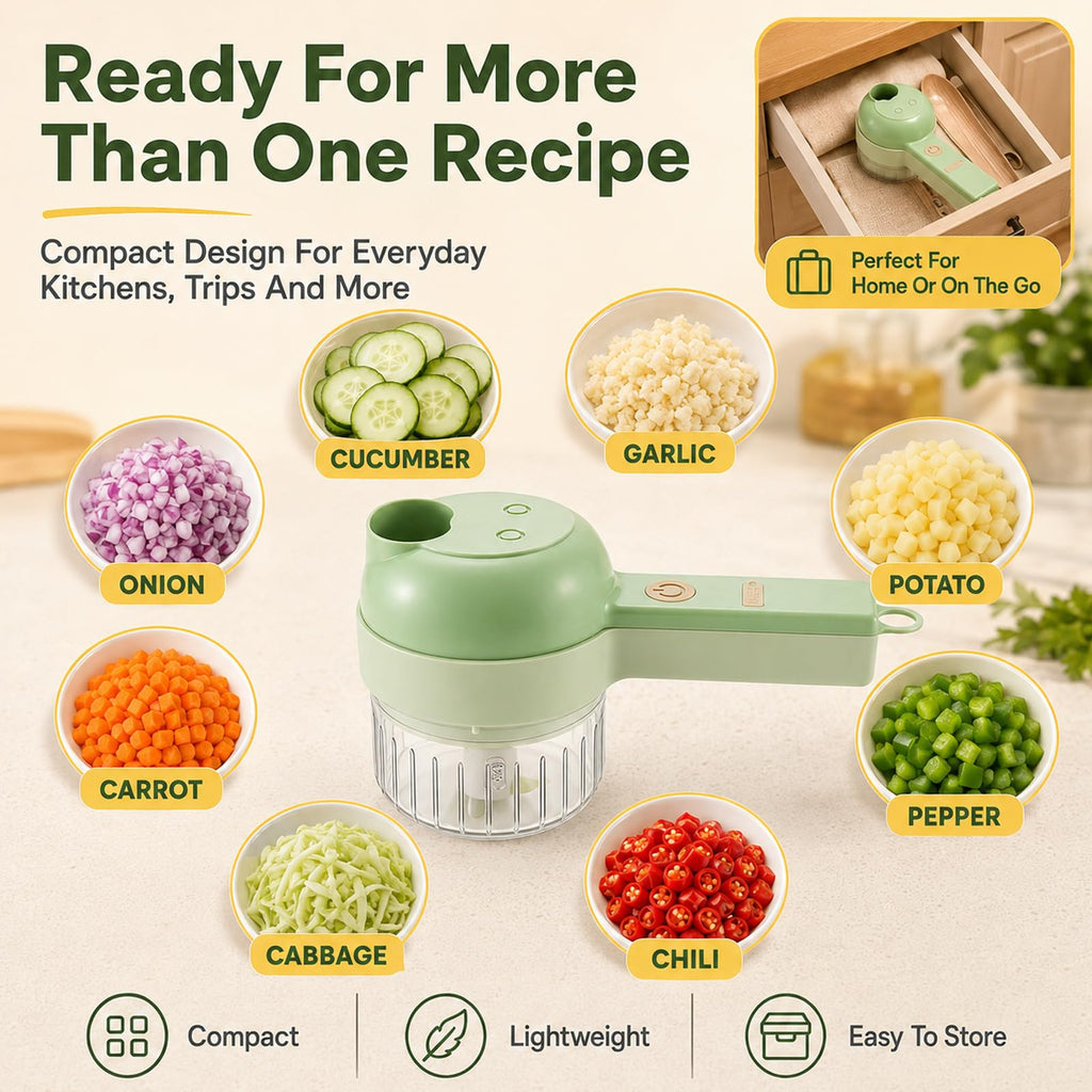 4 in 1 Handheld Electric Food Chopper O564