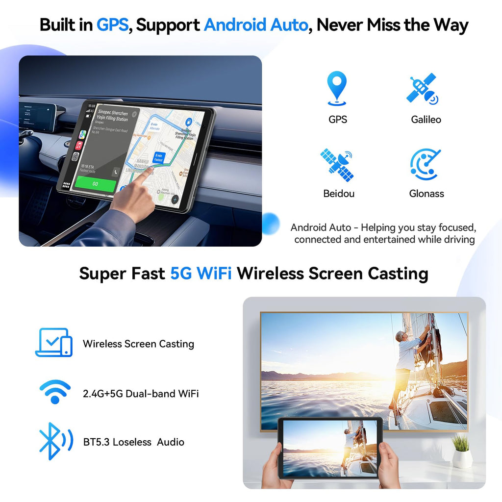 8 Inch Android Tablet with SIM Card Slot 4G LTE 12GB RAM 64GB ROM G658737