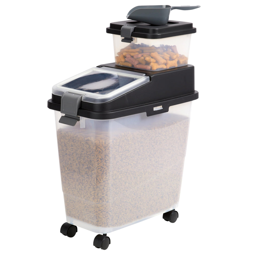 Airtight Dog Food Storage Container with Treat Container and Scoop U149