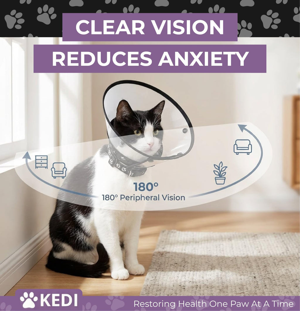 Black Medium Cat Cone Collar M86096