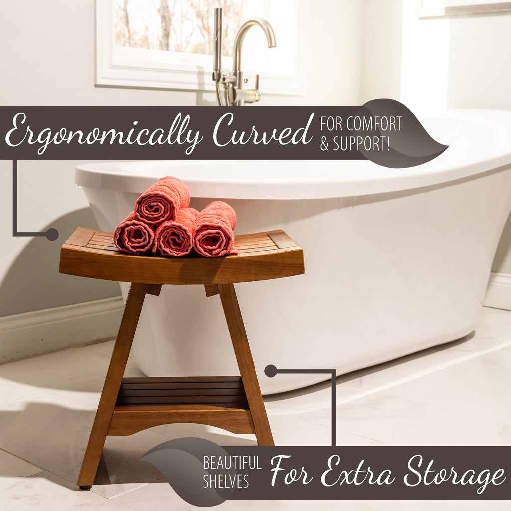 Teak Shower Bench 18 Inches A890