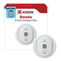 Compact Smoke Detector, AA Battery-Powered F445