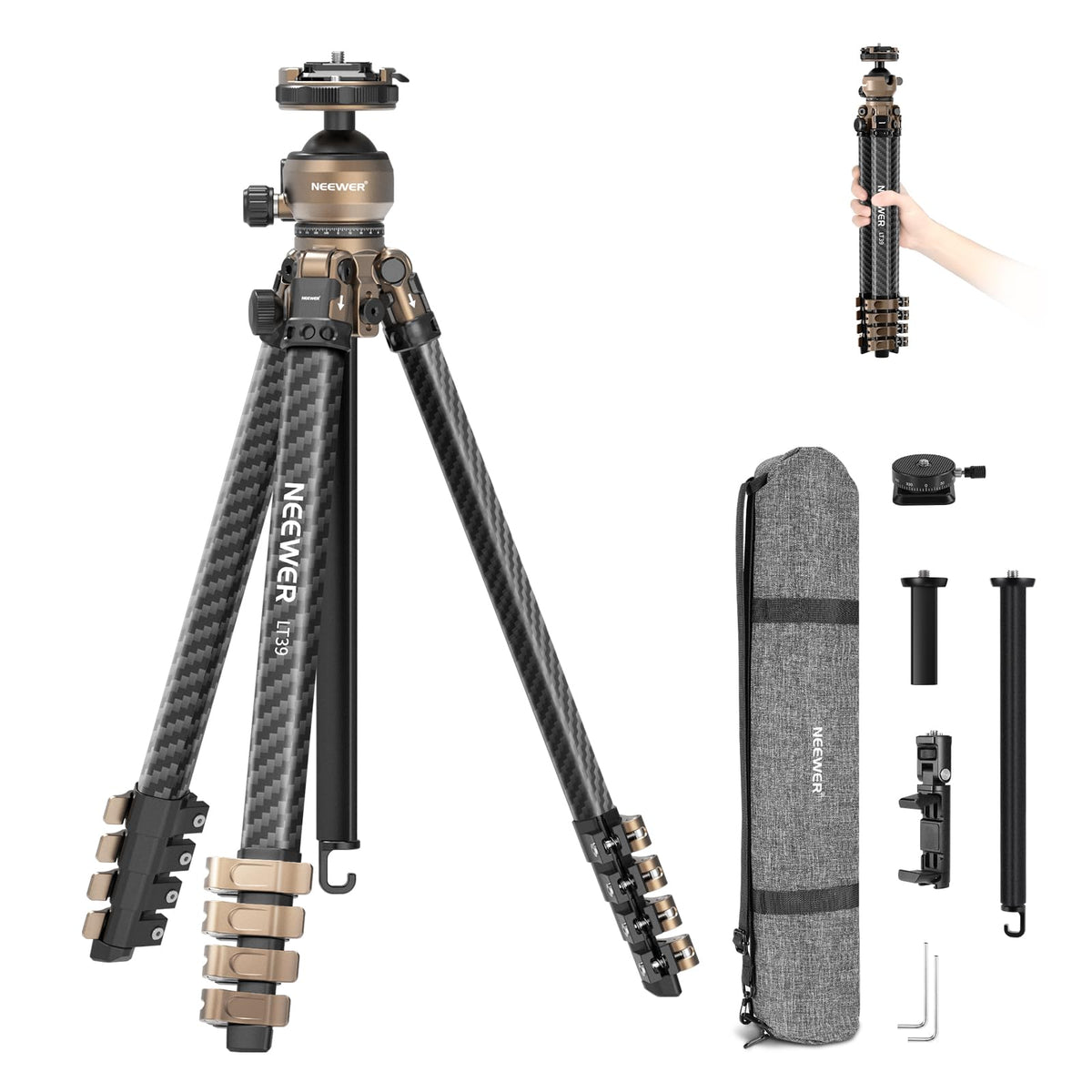 Carbon Fiber Travel Tripod R684