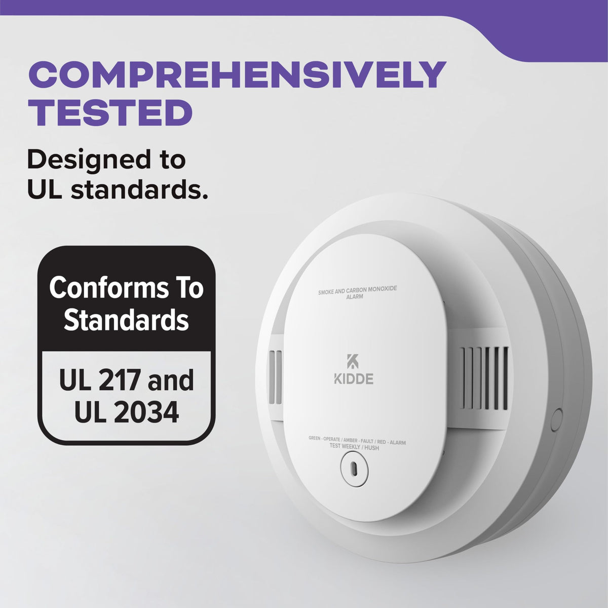 Smoke & CO Detector, AA Battery-Powered, 3 Pack A92208