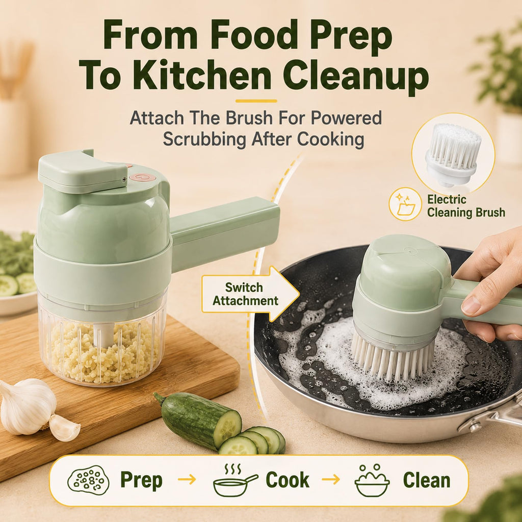 4 in 1 Handheld Electric Food Chopper O564