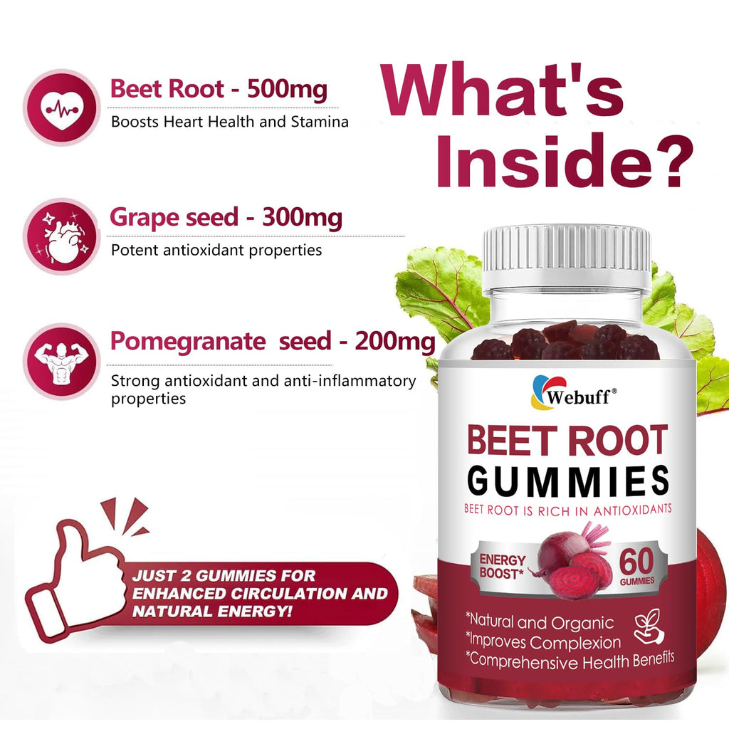 Sugar Free Beet Root Gummies S89137