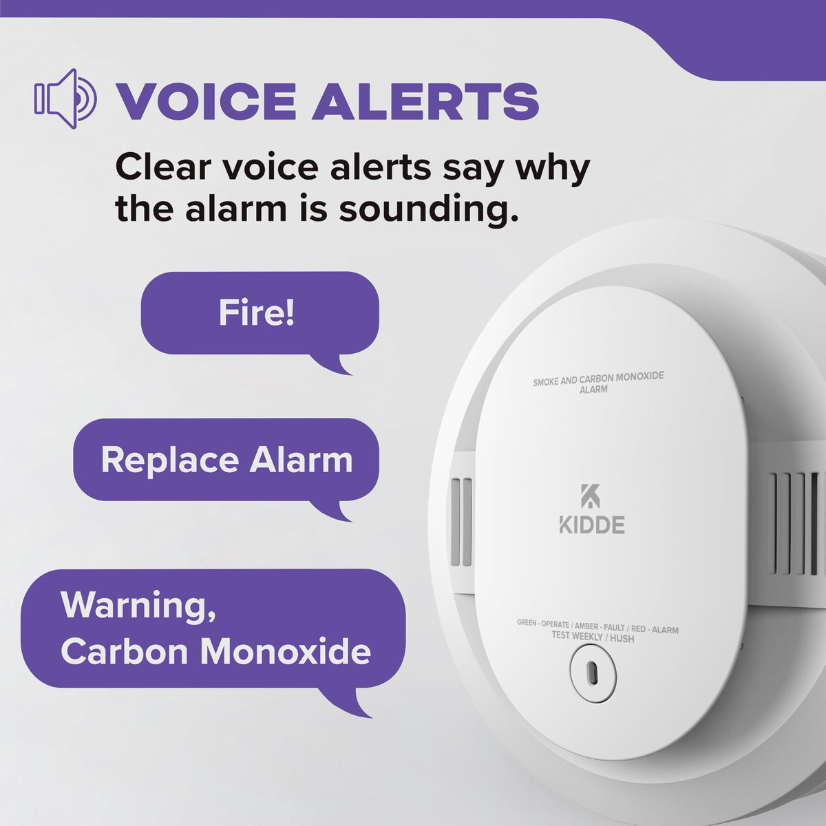 Smoke & CO Detector, AA Battery-Powered, 3 Pack A92208