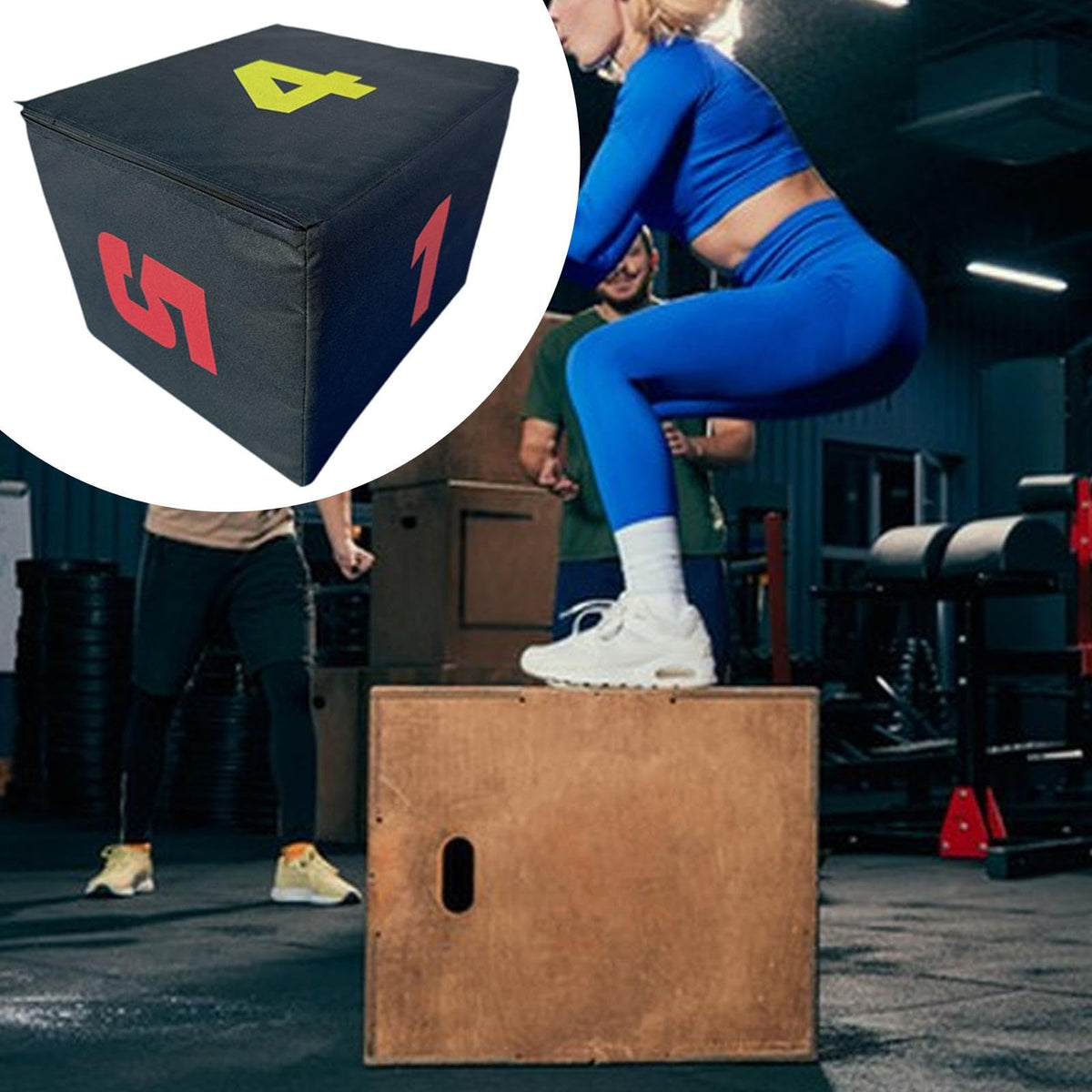 3-in-1 Non Slip Plyometric Jumping Box S143
