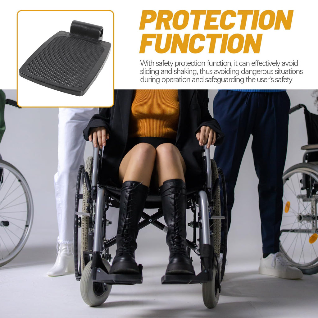 Heavy Duty Wheelchair Footplates Plastic Footrest Pair X708140