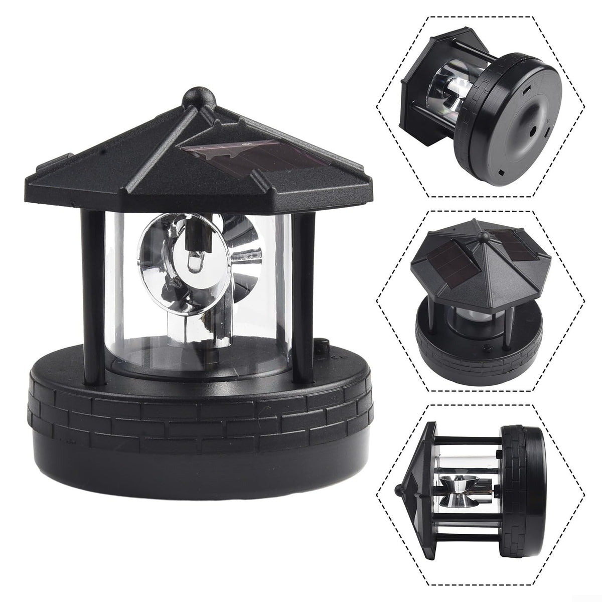 Solar Powered Lighthouse Garden Light F328