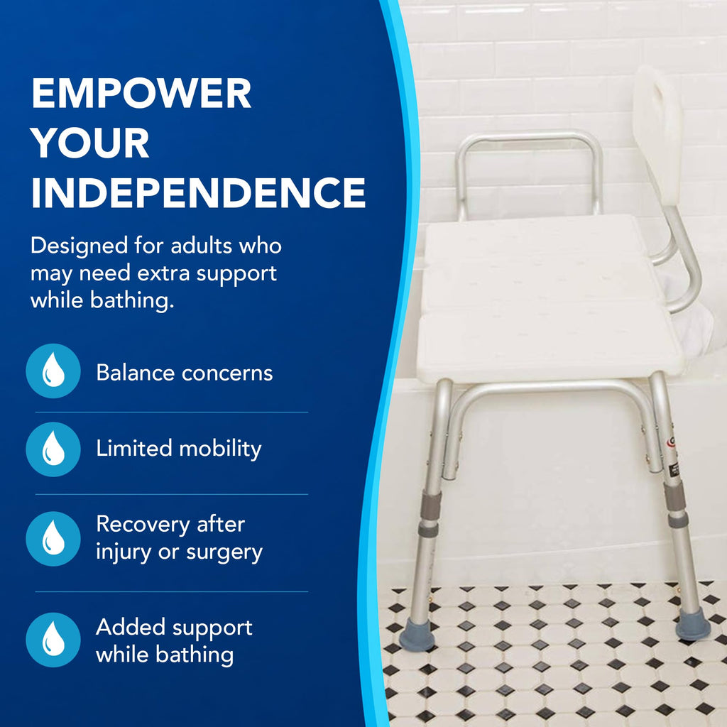 Height Adjustable Shower Bench and Shower Chair Z5935