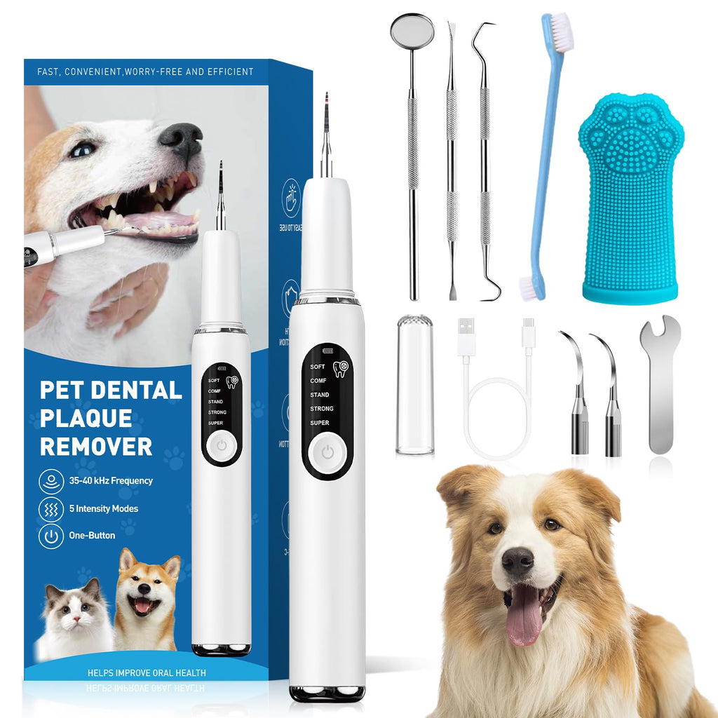 Dog Plaque Remover with LED Light Electric Toothbrush Q649802