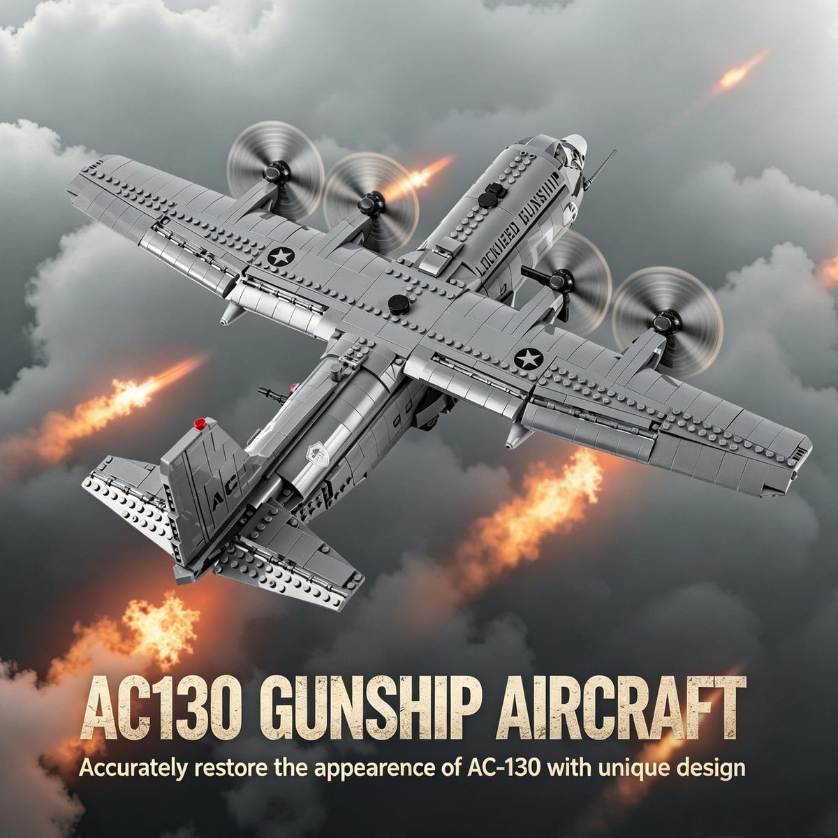 1713 Pcs Airplane Building Block Set M8892