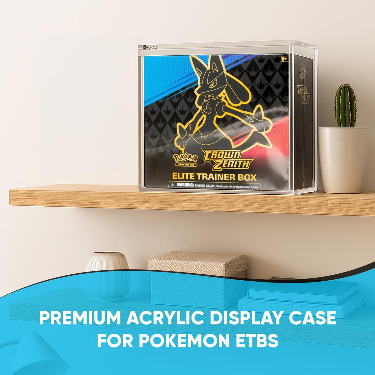 Acrylic Display Case with Magnetic Lid J666