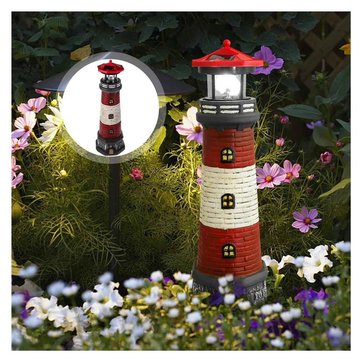 Solar Powered Lighthouse N73633