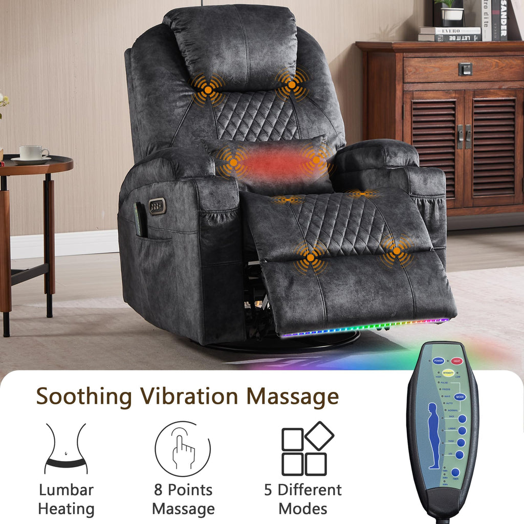 Power Swivel Rocker Recliner Chair B785