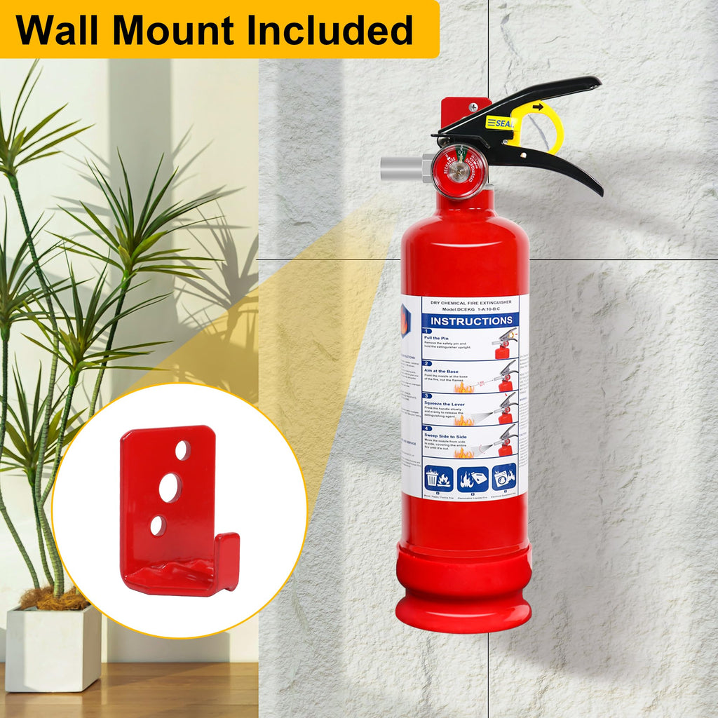 6 Pack ABC Dry Chemical Fire Extinguishers M390501
