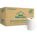 White 1-Ply Hardwound Paper Towels, 6 Rolls X4628