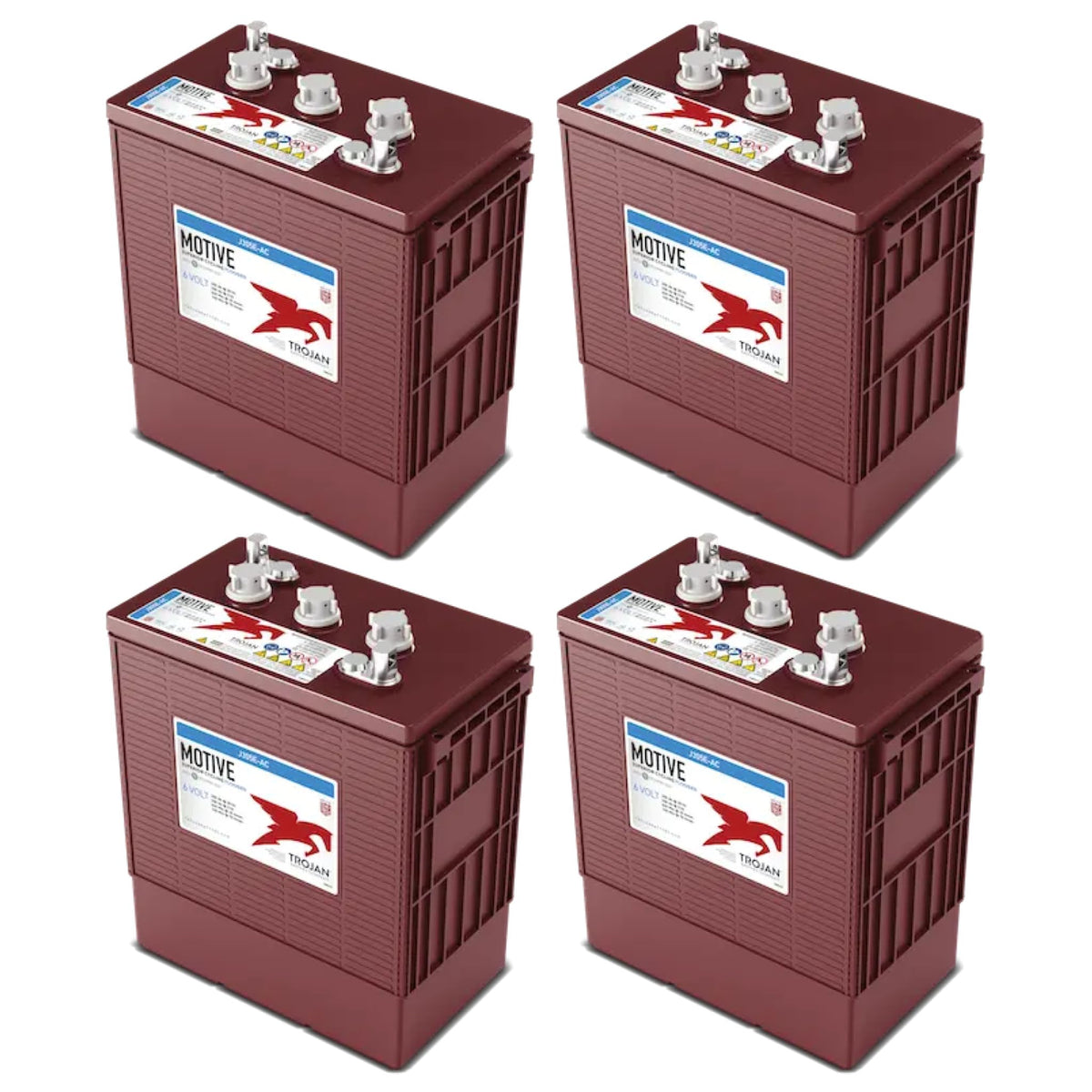 6V 305Ah Deep-Cycle Flooded Battery Pack of 4 X76273