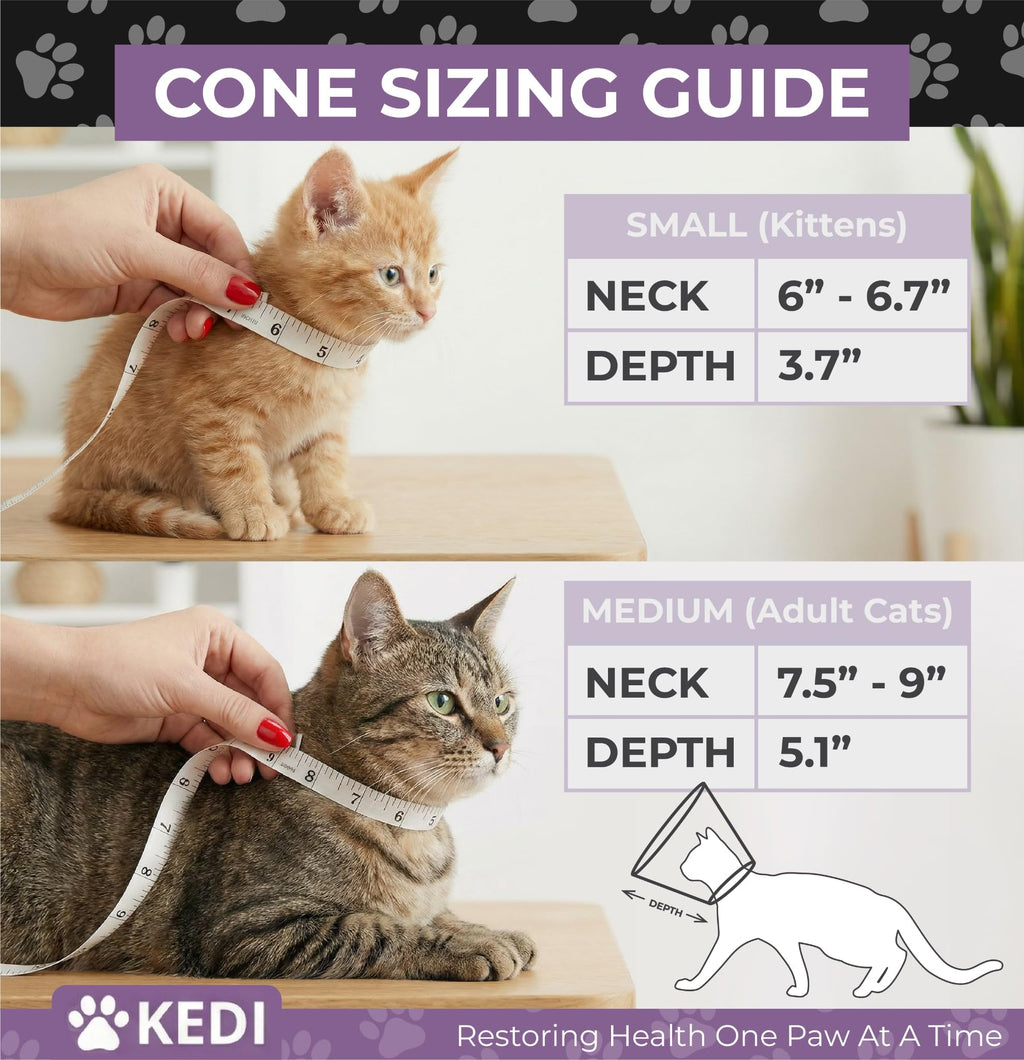 Black Medium Cat Cone Collar M86096