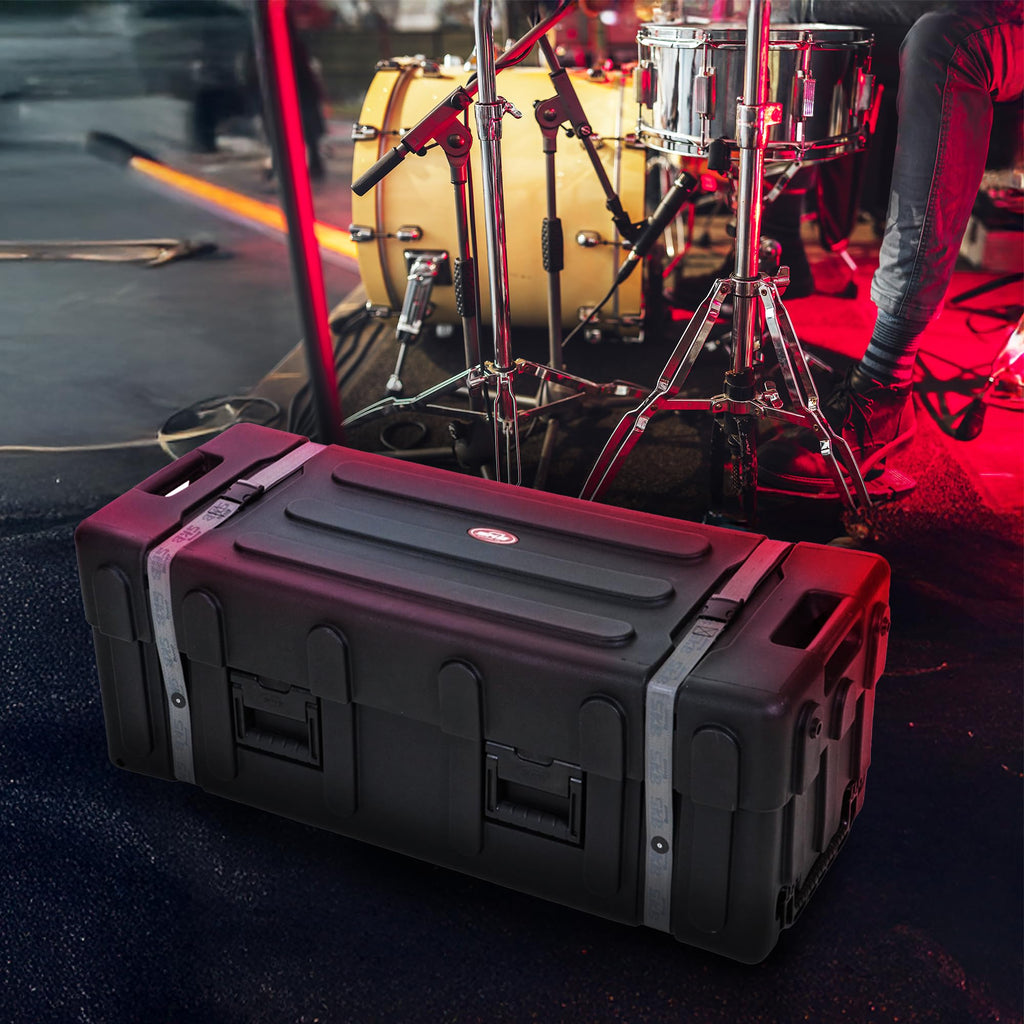 Large Drum Hardware Case with Handle & Wheels S2052