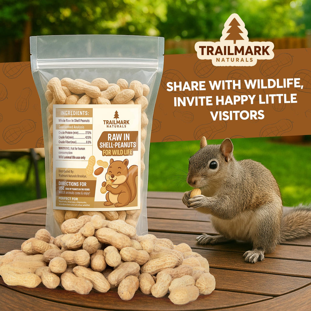 Raw Peanuts in Shell for Squirrels, Birds and Wildlife B6652