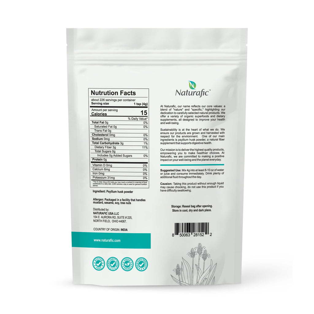 Unflavored Psyllium Husk Powder 32oz C25003