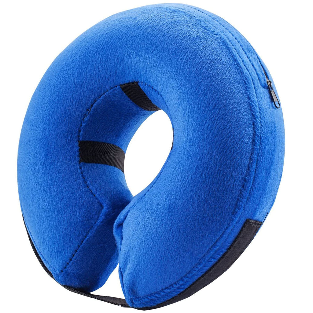 Inflatable Dog Cone Collar Alternative Large Blue G23807