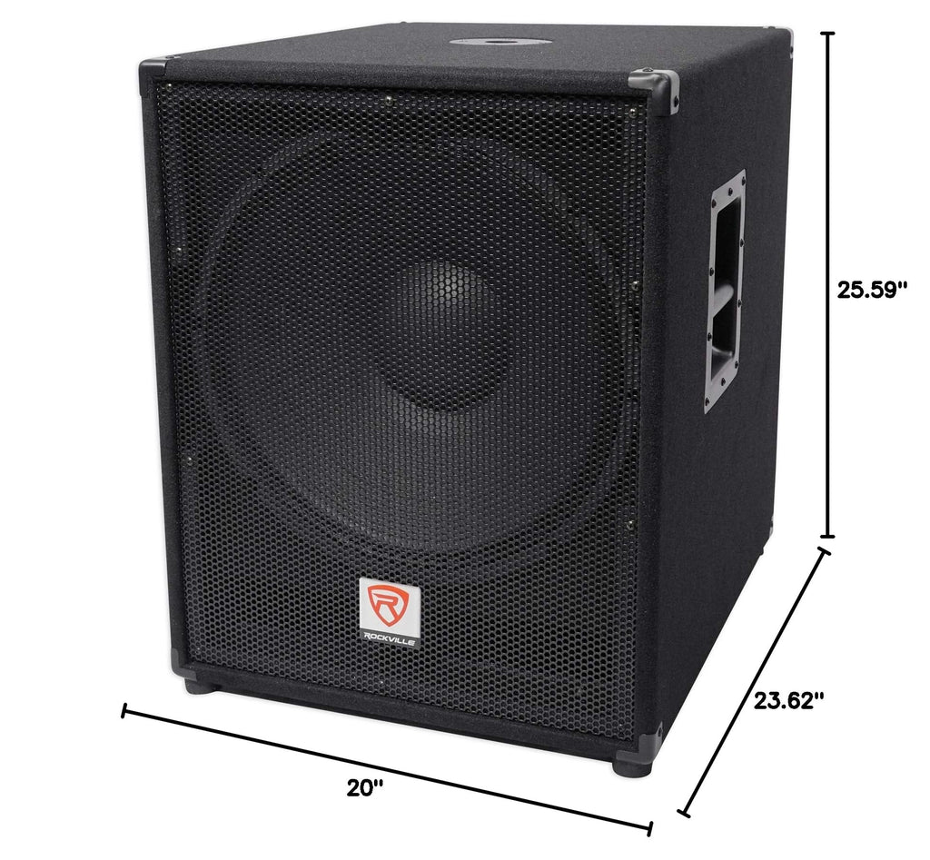 18" Passive 8-ohm Pro Audio Subwoofer with MDF Cabinet U591159