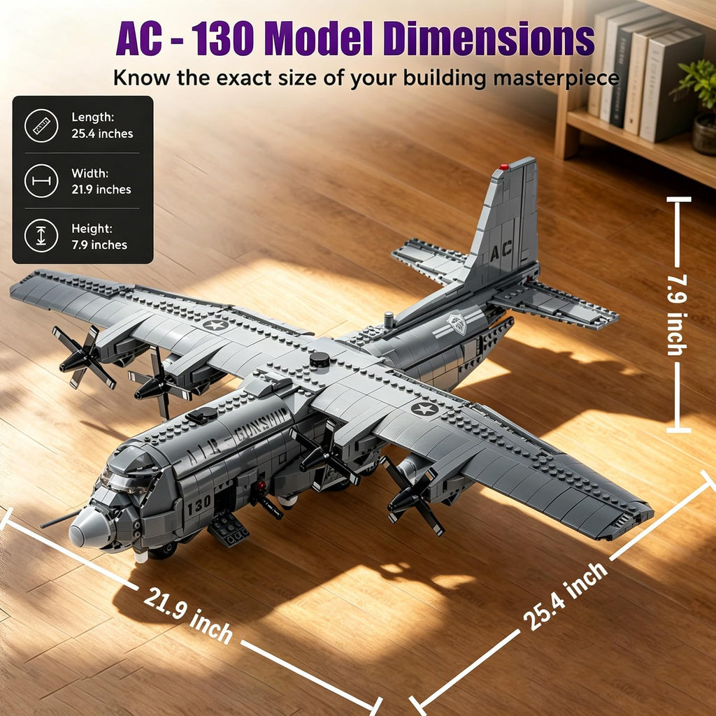 1713 Pcs Airplane Building Block Set M8892