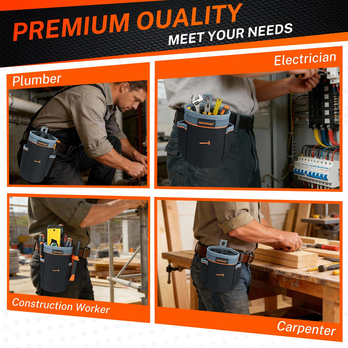Tool Pouch Multi-Pack 2 Sizes 600D Nylon G724924