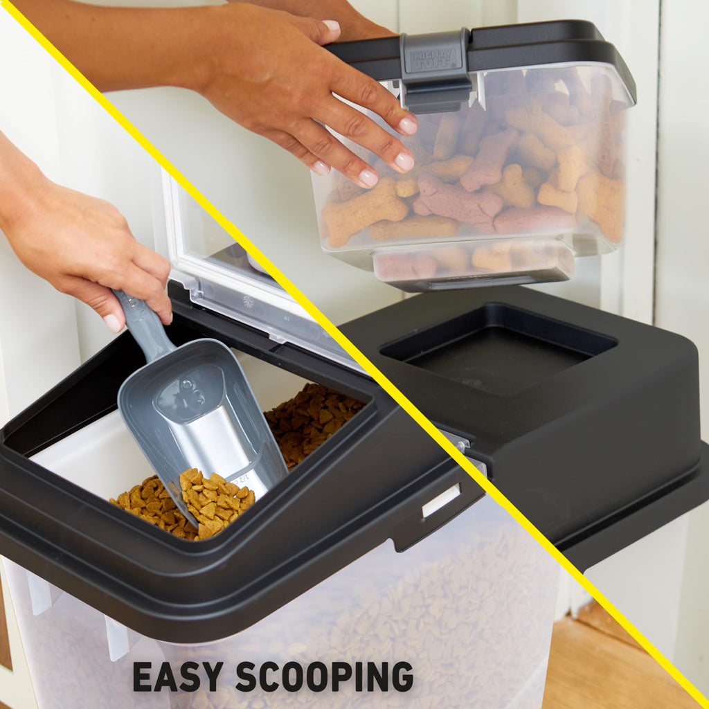 Airtight Dog Food Storage Container with Treat Container and Scoop U149