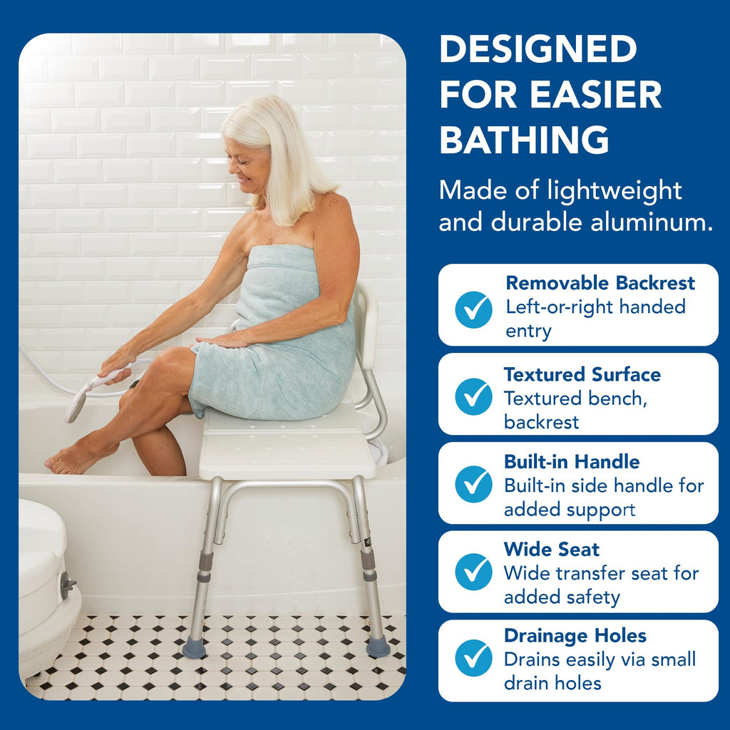 Height Adjustable Shower Bench and Shower Chair Z5935