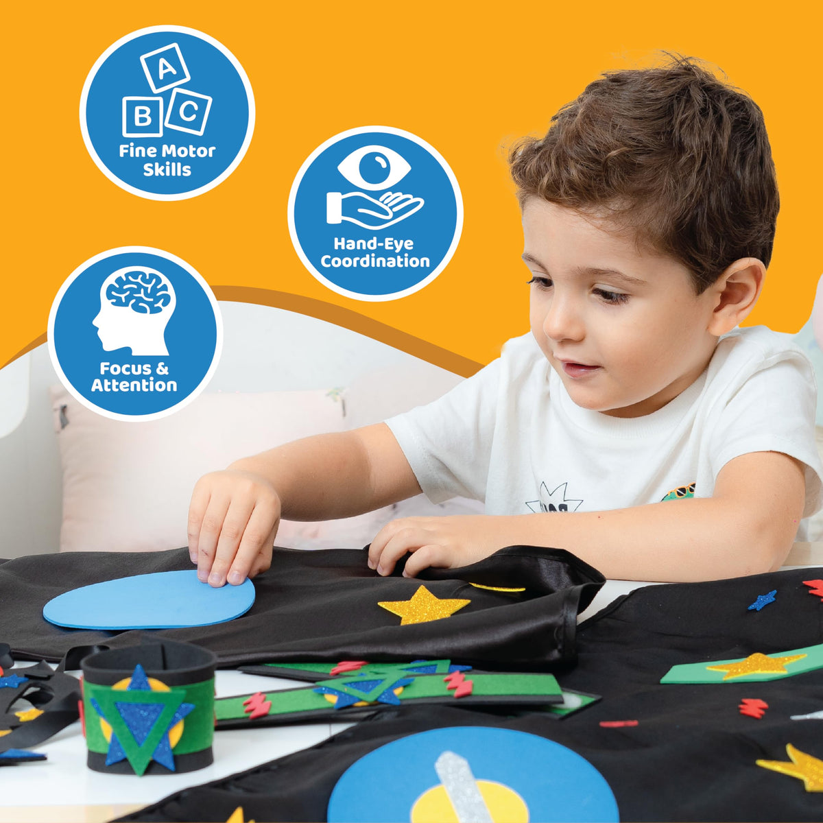 Superhero Dress Up Craft Kit B928465