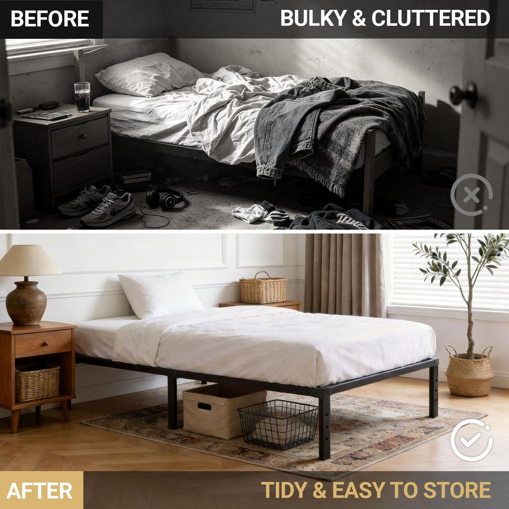 Twin Metal Bed Frame Y792